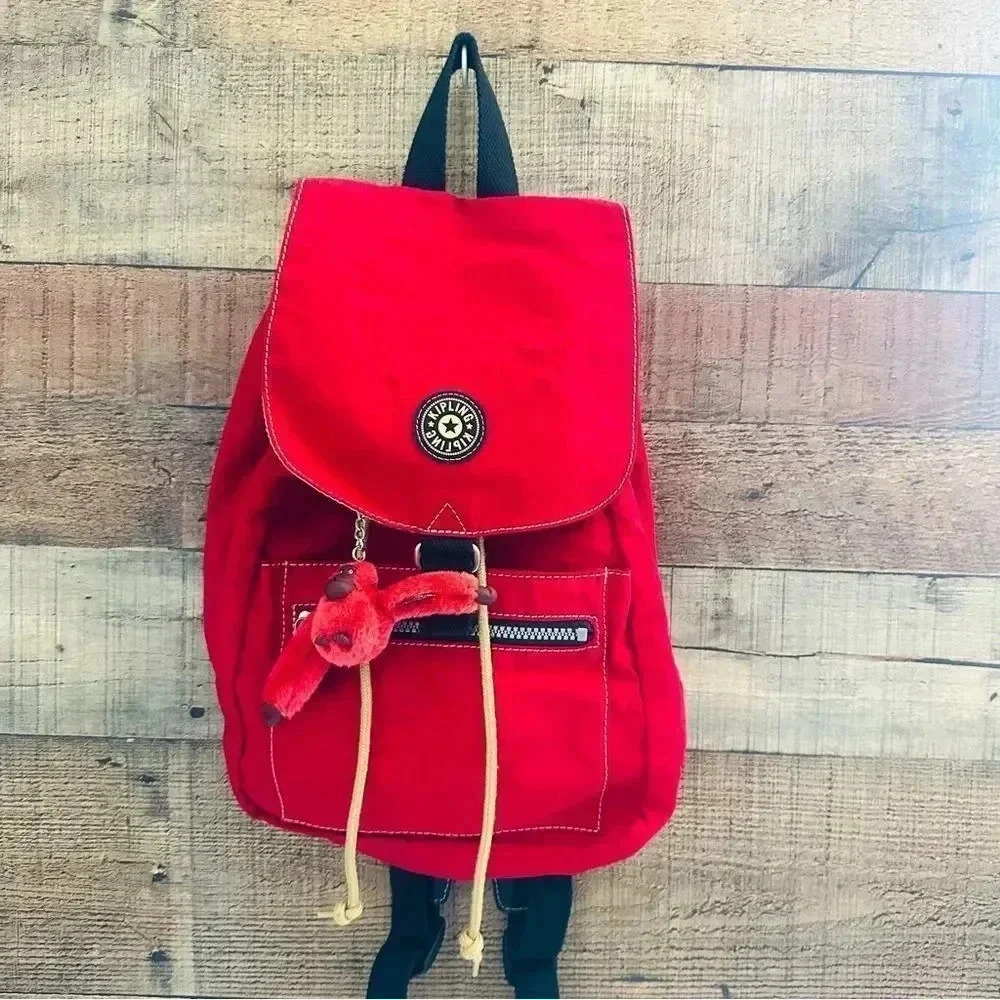 Kipling 90’s Vintage Y2K Mini Backpack With Monkey